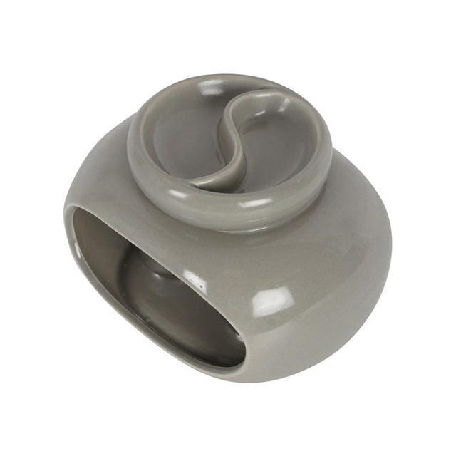 Grey double wax burner 