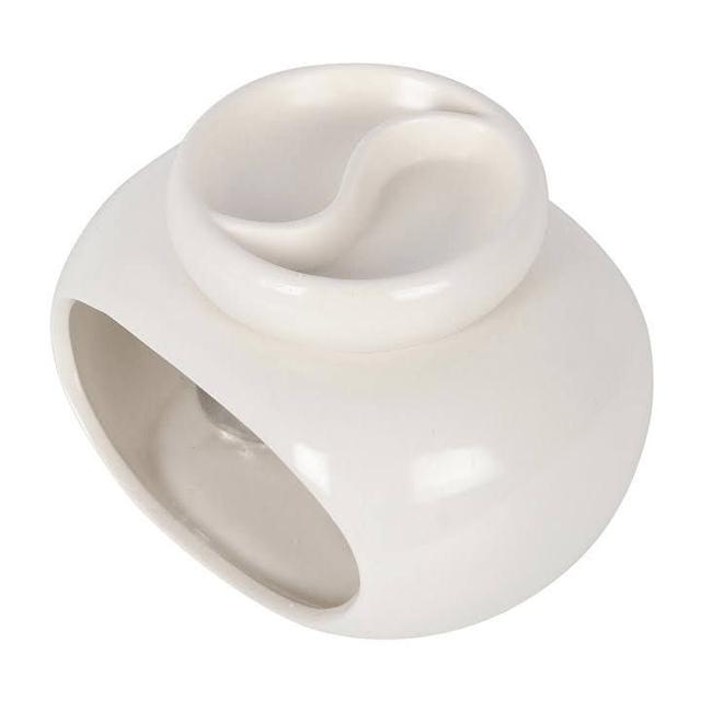 White double wax burner
