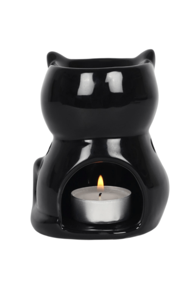 Black cat wax burner