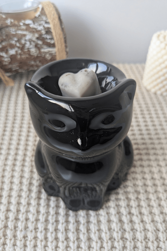 Black cat wax burner