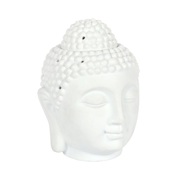 Large ceramic white Buddha burner