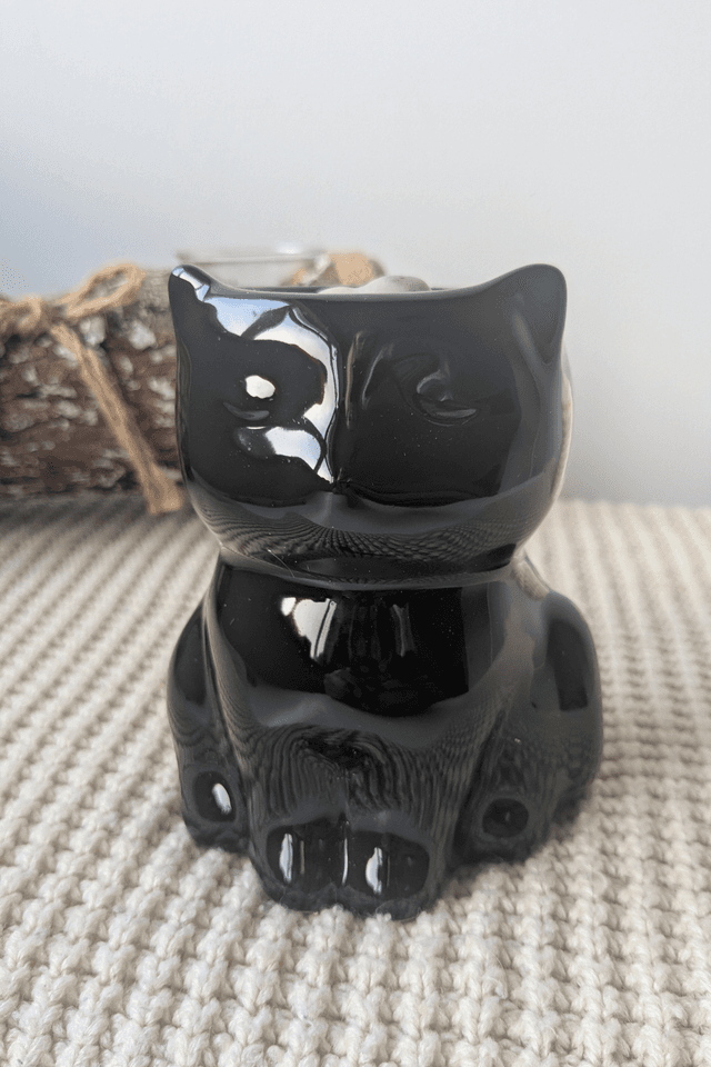 Black cat wax burner